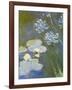 Waterlilies and Agapanthus, 1914-17 (Detail)-Claude Monet-Framed Giclee Print