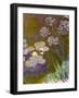 Waterlilies and Agapanthus, 1914-17-Claude Monet-Framed Giclee Print