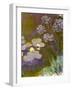 Waterlilies and Agapanthus, 1914-17-Claude Monet-Framed Giclee Print