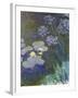 Waterlilies and Agapanthus, 1914-17-Claude Monet-Framed Giclee Print