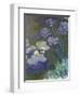 Waterlilies and Agapanthus, 1914-17-Claude Monet-Framed Giclee Print