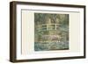 Waterlilies and Japanese Bridge-Claude Monet-Framed Art Print