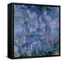 Waterlilies and Reflections of a Willow Tree, 1916-19-Claude Monet-Framed Stretched Canvas