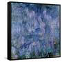 Waterlilies and Reflections of a Willow Tree, 1916-19-Claude Monet-Framed Stretched Canvas