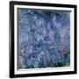 Waterlilies and Reflections of a Willow Tree, 1916-19-Claude Monet-Framed Giclee Print