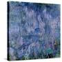 Waterlilies and Reflections of a Willow Tree, 1916-19-Claude Monet-Stretched Canvas