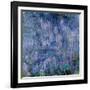 Waterlilies and Reflections of a Willow Tree, 1916-19-Claude Monet-Framed Giclee Print