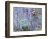 Waterlilies and Reflections of a Willow Tree, 1916-19-Claude Monet-Framed Premium Giclee Print