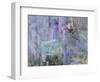 Waterlilies and Reflections of a Willow Tree, 1916-19-Claude Monet-Framed Premium Giclee Print