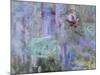 Waterlilies and Reflections of a Willow Tree, 1916-19-Claude Monet-Mounted Giclee Print