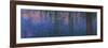 Waterlilies and Willows-Claude Monet-Framed Giclee Print