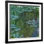 Waterlilies at Giverny, 1918-Claude Monet-Framed Giclee Print