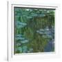 Waterlilies at Giverny, 1918-Claude Monet-Framed Giclee Print