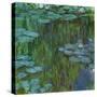 Waterlilies at Giverny, 1918-Claude Monet-Stretched Canvas