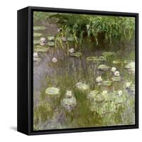 Waterlilies at Midday, 1918-Claude Monet-Framed Stretched Canvas