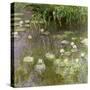 Waterlilies at Midday, 1918-Claude Monet-Stretched Canvas