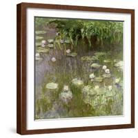 Waterlilies at Midday, 1918-Claude Monet-Framed Giclee Print