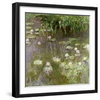 Waterlilies at Midday, 1918-Claude Monet-Framed Giclee Print