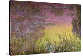 Waterlilies at Sunset, 1915-26-Claude Monet-Stretched Canvas