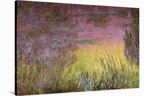 Waterlilies at Sunset, 1915-26-Claude Monet-Stretched Canvas