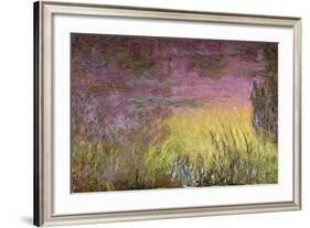 Waterlilies at Sunset, 1915-26-Claude Monet-Framed Giclee Print