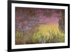 Waterlilies at Sunset, 1915-26-Claude Monet-Framed Premium Giclee Print