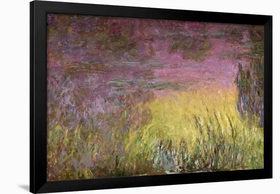 Waterlilies at Sunset, 1915-26-Claude Monet-Framed Premium Giclee Print