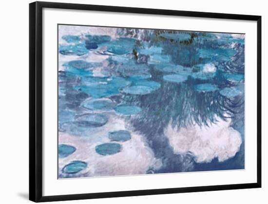 Waterlilies, c.1917-Claude Monet-Framed Art Print