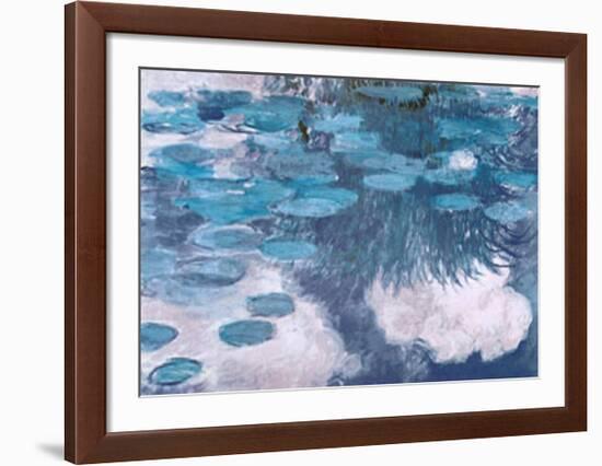 Waterlilies, c.1917-Claude Monet-Framed Art Print