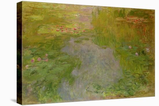 Waterlilies, circa 1919-Claude Monet-Stretched Canvas