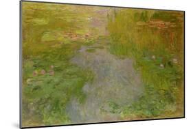 Waterlilies, circa 1919-Claude Monet-Mounted Giclee Print