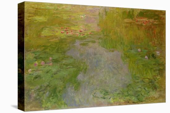 Waterlilies, circa 1919-Claude Monet-Stretched Canvas