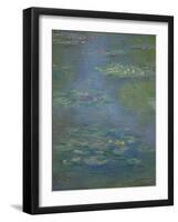 Waterlilies, Detail, 1903-Claude Monet-Framed Giclee Print