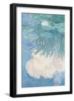 Waterlilies, Detail, 1914-17-Claude Monet-Framed Giclee Print