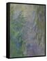 Waterlilies (Detail)-Claude Monet-Framed Stretched Canvas