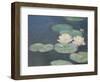 Waterlilies, Evening; Detail-Claude Monet-Framed Premium Giclee Print