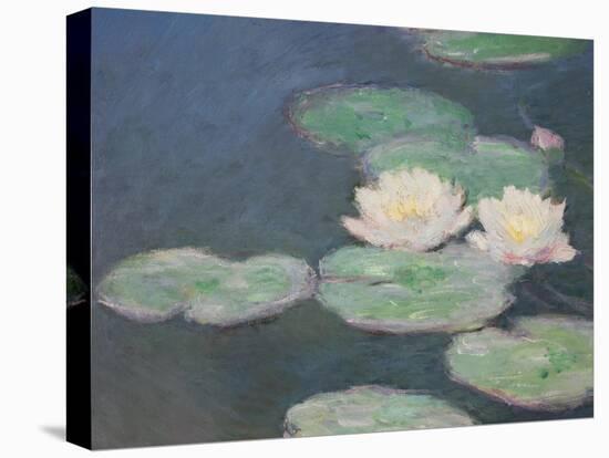 Waterlilies, Evening; Detail-Claude Monet-Stretched Canvas