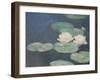 Waterlilies, Evening; Detail-Claude Monet-Framed Giclee Print