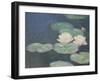 Waterlilies, Evening; Detail-Claude Monet-Framed Giclee Print