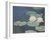Waterlilies, Evening; Detail-Claude Monet-Framed Giclee Print