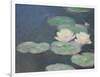 Waterlilies, Evening; Detail-Claude Monet-Framed Giclee Print