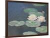 Waterlilies, Evening; Detail-Claude Monet-Framed Giclee Print