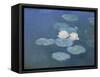 Waterlilies, Evening-Claude Monet-Framed Stretched Canvas