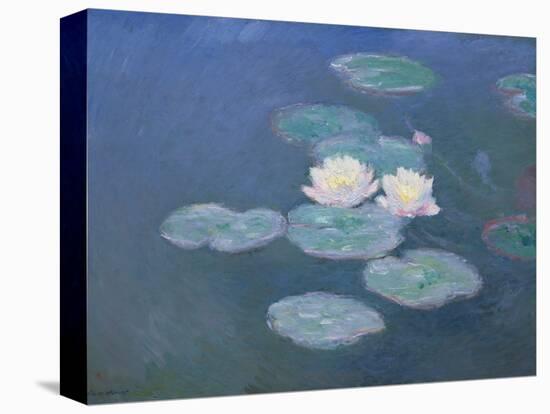 Waterlilies, Evening-Claude Monet-Stretched Canvas