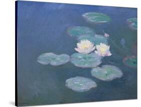 Waterlilies, Evening-Claude Monet-Stretched Canvas