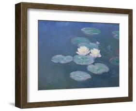 Waterlilies, Evening-Claude Monet-Framed Premium Giclee Print