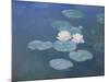 Waterlilies, Evening-Claude Monet-Mounted Giclee Print