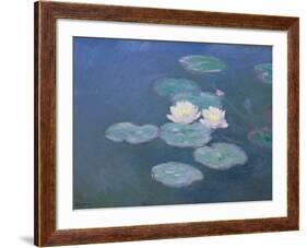 Waterlilies, Evening-Claude Monet-Framed Giclee Print