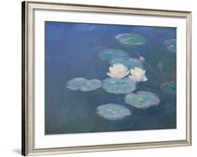 Waterlilies, Evening-Claude Monet-Framed Giclee Print