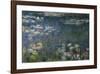 Waterlilies: Green Reflections, 1914-18 (Left Section)-Claude Monet-Framed Giclee Print